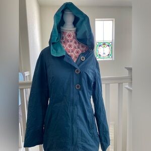 Prana Teal Hooded Women's Jacket